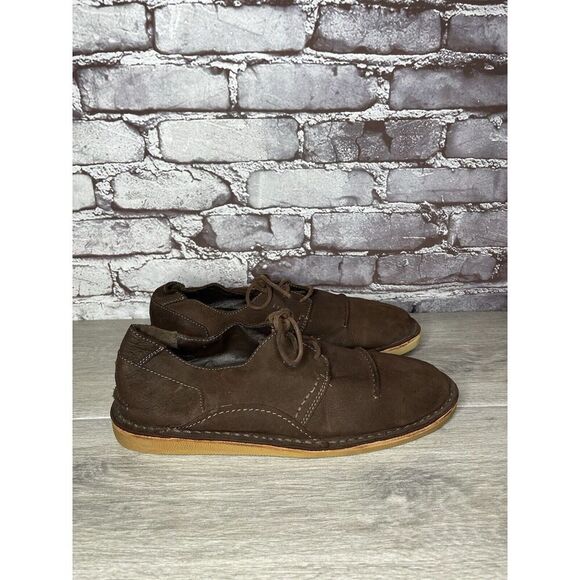 Oliberte Footwear Gana Sweet Georgia Brown Leather Casual Flat Shoes Men Sz 42EU - Picture 3 of 16